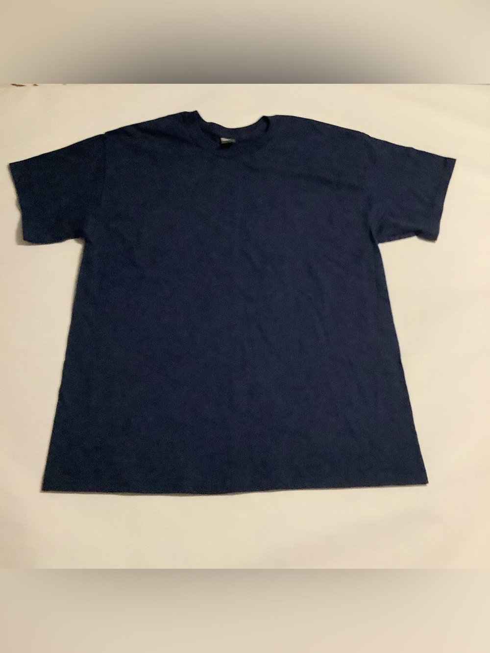 Gildan Men's Navy Short Sleeve Crew Neck Tee